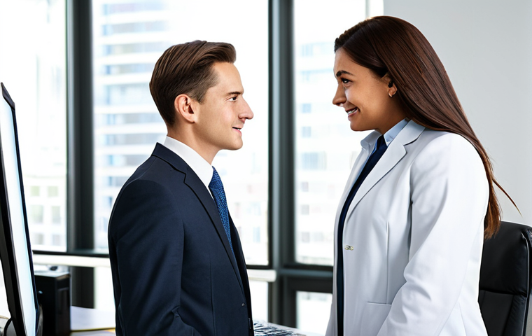 지식 관리 체계의 혁신적 접근 - Modern Office Collaboration**

"A bright and modern office space, featuring a diverse team collabora...