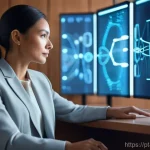 지식 구조화 시스템을 통한 혁신 사례 - **Prompt for Knowledge Structuring in the Digital Age:**
    "A clean, professional illustration of ...