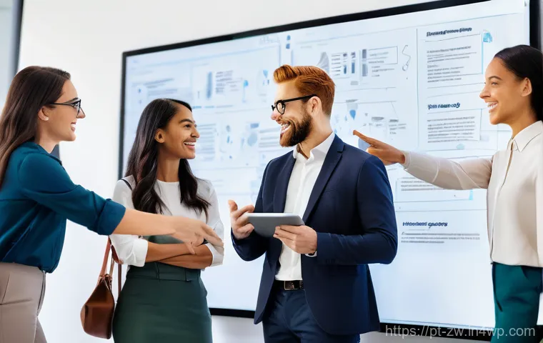 지식 구조화 시스템을 통한 혁신 사례 - **Prompt for AI Accelerating Innovation:**
    "A high-tech, futuristic scene depicting a gender-neu...