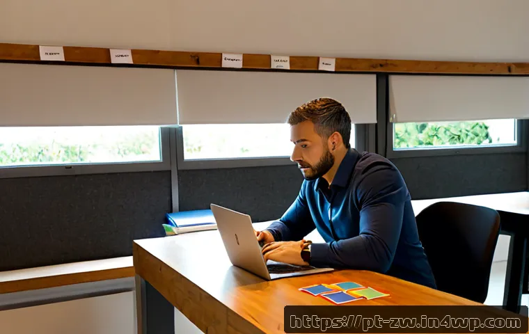 Home 17 지식 구조화 시스템과 협업 툴의 통합 - Photorealistic collaborative workspace in Lisbon, Portugal, showing three diverse professionals arou...